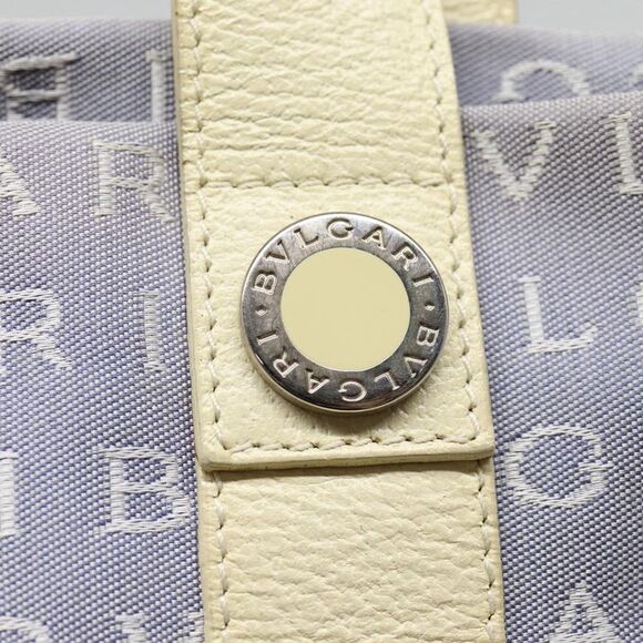 Bulgari Sophia Blue Canvas Tote Bag (Pre-Owned) - Picture 11 of 16